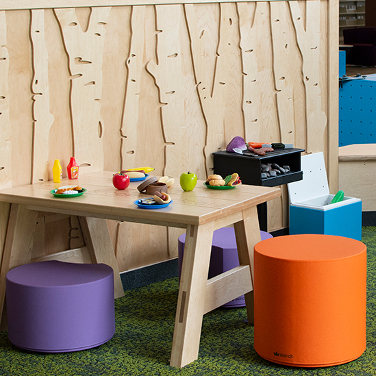 backyard picnic play area